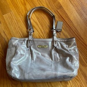 Silver/Gold Soft Coach Purse
